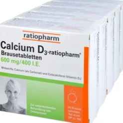 CALCIUM D3-ratiopharm Brausetabletten 100 St