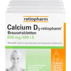 CALCIUM D3-ratiopharm Brausetabletten 100 St