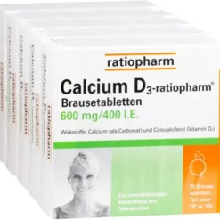 CALCIUM D3-ratiopharm Brausetabletten 100 St