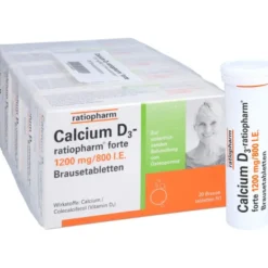 CALCIUM D3-ratiopharm forte Brausetabletten 100 St