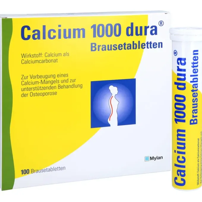 CALCIUM 1000 dura Brausetabletten 100 St