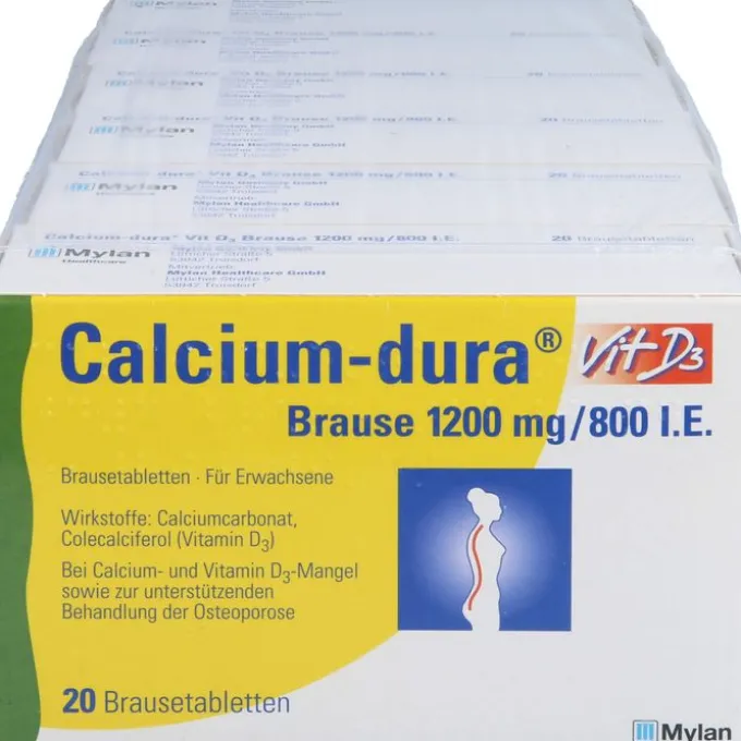 CALCIUM DURA Vit D3 Brause 1200 mg/800 I.E. 120 St