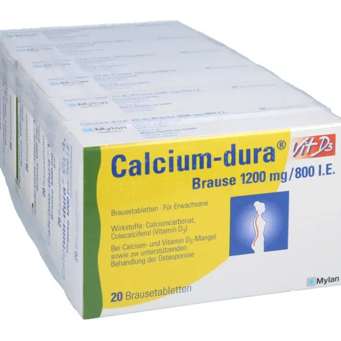 CALCIUM DURA Vit D3 Brause 1200 mg/800 I.E. 120 St