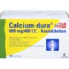 CALCIUM DURA Vit D3 600 mg/400 I.E. Kautabletten 120 St
