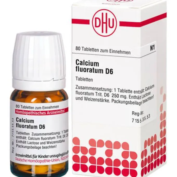 CALCIUM FLUORATUM D 6 Tabletten 80 St