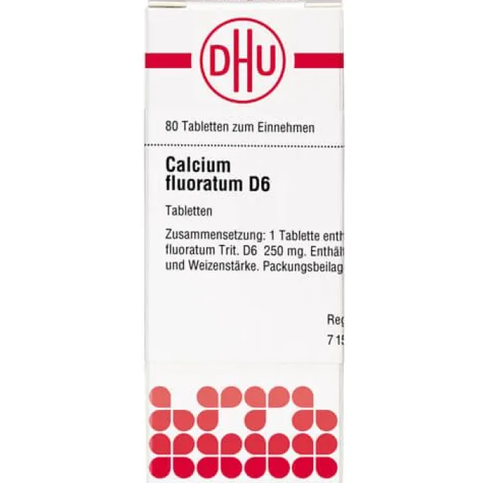CALCIUM FLUORATUM D 6 Tabletten 80 St