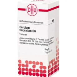 CALCIUM FLUORATUM D 6 Tabletten 80 St