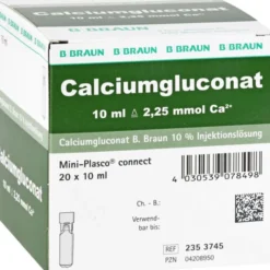 CALCIUMGLUCONAT 10% MPC Injektionslösung 20X10 ml