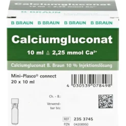 CALCIUMGLUCONAT 10% MPC Injektionslösung 20X10 ml