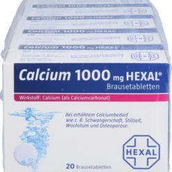 CALCIUM 1000 HEXAL Brausetabletten 100 St