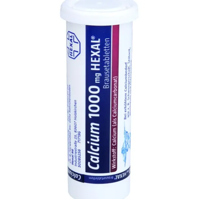 CALCIUM 1000 HEXAL Brausetabletten 100 St