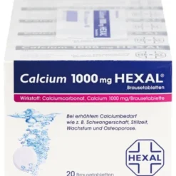 CALCIUM 1000 HEXAL Brausetabletten 100 St