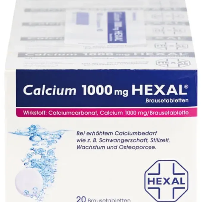 CALCIUM 1000 HEXAL Brausetabletten 100 St
