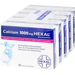 CALCIUM 1000 HEXAL Brausetabletten 100 St