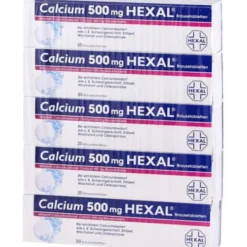 CALCIUM 500 HEXAL Brausetabletten 100 St