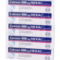 CALCIUM 500 HEXAL Brausetabletten 100 St