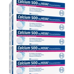 CALCIUM 500 HEXAL Brausetabletten 100 St