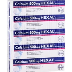 CALCIUM 500 HEXAL Brausetabletten 100 St