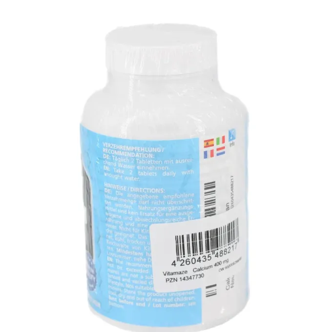 CALCIUM 400 mg vegan Tabletten 180 Stück