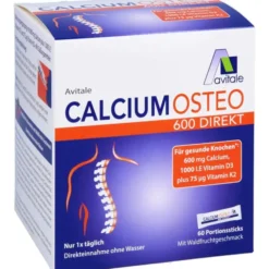 CALCIUM OSTEO 600 Direkt Portionssticks 60 Stück