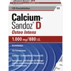 CALCIUM SANDOZ D Osteo intens Kautabletten 120 St