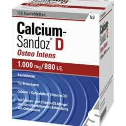 CALCIUM SANDOZ D Osteo intens Kautabletten 120 St
