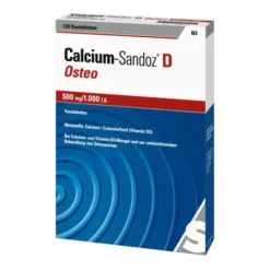 CALCIUM SANDOZ D Osteo 500 mg/1.000 I.E. Kautabl. 120 St