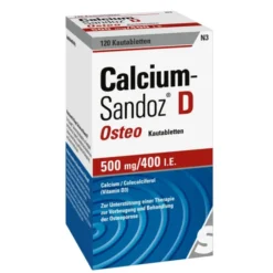 CALCIUM SANDOZ D Osteo 500 mg/400 I.E. Kautabl. 120 St