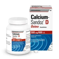 CALCIUM SANDOZ D Osteo 500 mg/400 I.E. Kautabl. 120 St