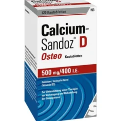 CALCIUM SANDOZ D Osteo 500 mg/400 I.E. Kautabl. 120 St