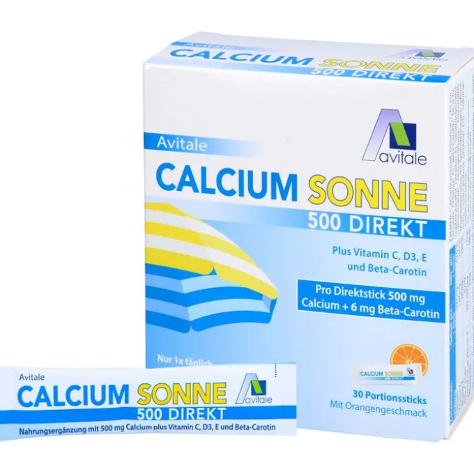 CALCIUM SONNE 500 Direkt Portionssticks 30 Stück