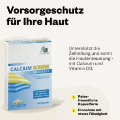CALCIUM SONNE 500 Kapseln 60 Stück