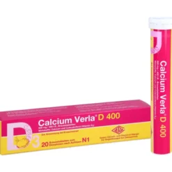 CALCIUM VERLA D 400 Brausetabletten 20 St
