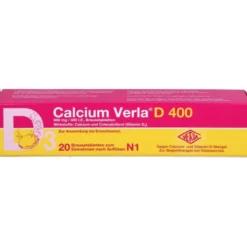 CALCIUM VERLA D 400 Brausetabletten 20 St