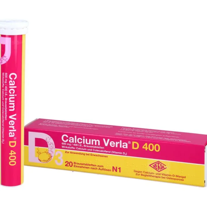 CALCIUM VERLA D 400 Brausetabletten 20 St