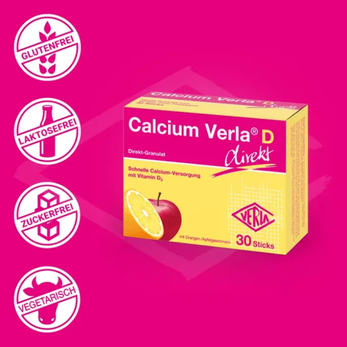 CALCIUM VERLA D direkt Granulat 30 Stück