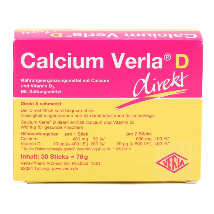 CALCIUM VERLA D direkt Granulat 30 Stück