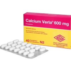 CALCIUM VERLA 600 mg Filmtabletten 40 St