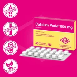 CALCIUM VERLA 600 mg Filmtabletten 40 St