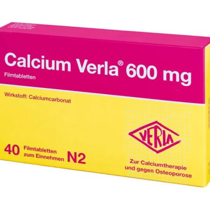 CALCIUM VERLA 600 mg Filmtabletten 40 St