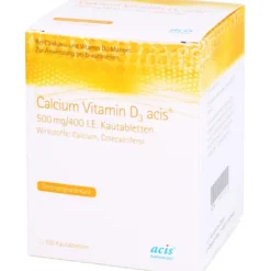 CALCIUM VITAMIN D3 acis 500 mg/400 I.E. Kautabl. 100 St