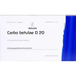 CARBO BETULAE D 20 Ampullen 8X1 ml