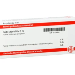 CARBO VEGETABILIS D 12 Ampullen 8X1 ml
