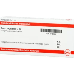 CARBO VEGETABILIS D 12 Ampullen 8X1 ml