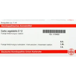 CARBO VEGETABILIS D 12 Ampullen 8X1 ml
