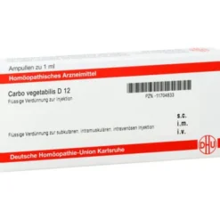 CARBO VEGETABILIS D 12 Ampullen 8X1 ml