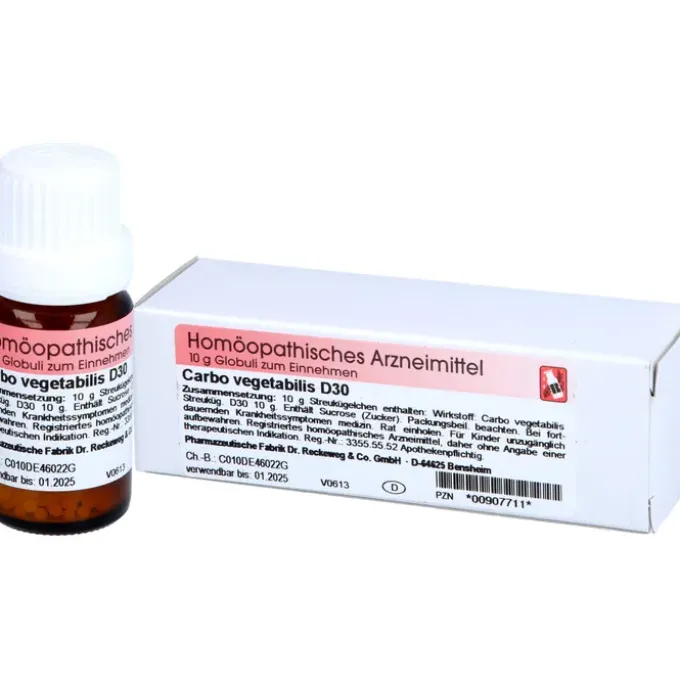 CARBO VEGETABILIS D 30 Globuli 10 g