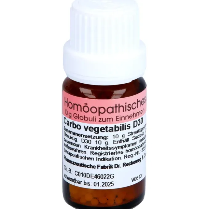 CARBO VEGETABILIS D 30 Globuli 10 g