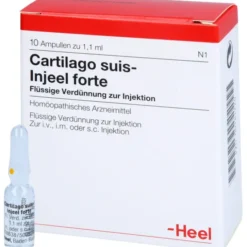 CARTILAGO suis Injeel forte Ampullen 10 St