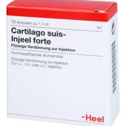 CARTILAGO suis Injeel forte Ampullen 10 St